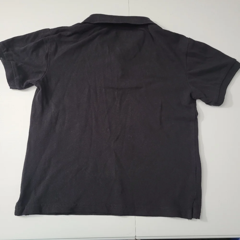 Flamehead Skate Black Short Sleeve Boy's Polo